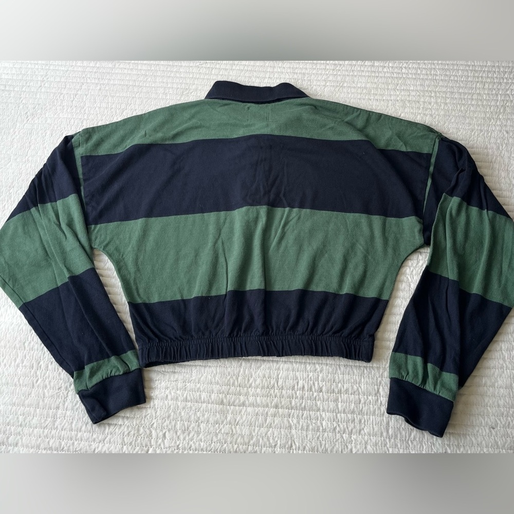 BDG Urban Outfitters striped long-sleeve polo shirt . - Picture 6 of 8
